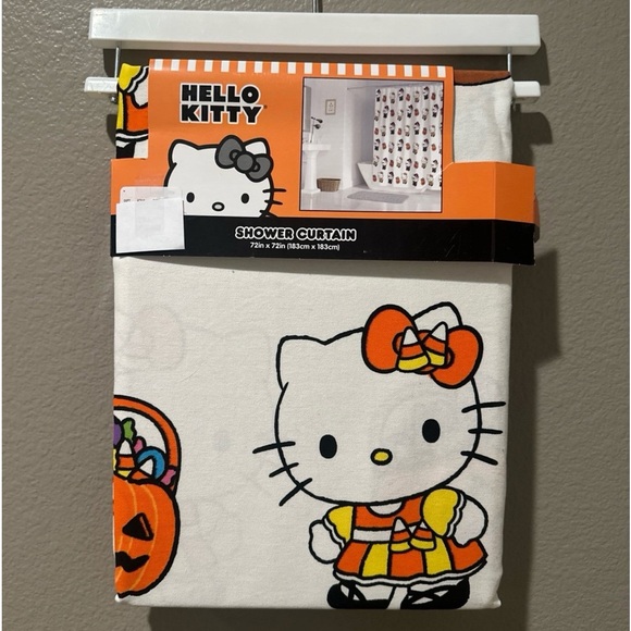 Sale! Hello Kitty Halloween Shower Curtain - Picture 1 of 4